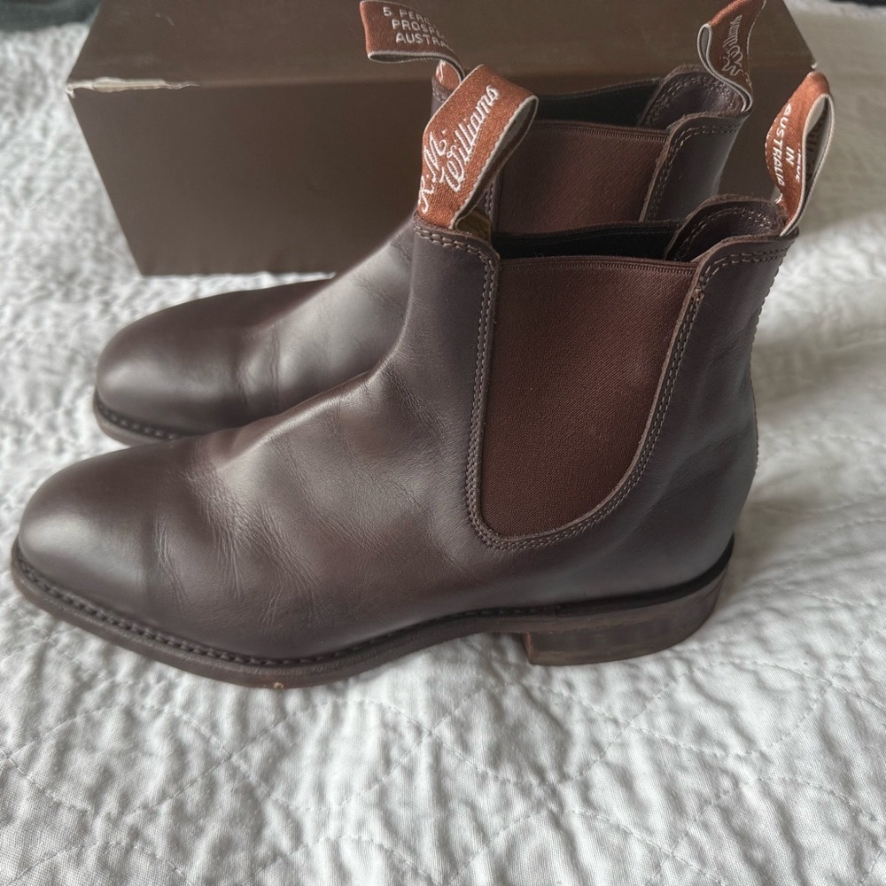 RM Williams Craftsman Comfort Men's Chelsea Boot Brown AU size 6/US size 7 w/box